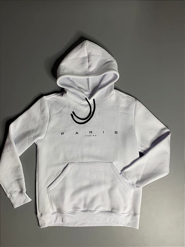 Moleton Canguru Paris Branco