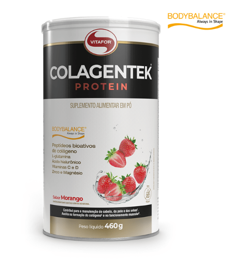 Colagentek Protein - Bodybalance - 460g - Diversos Sabores