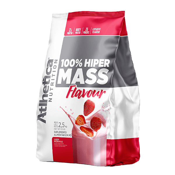 100% Whey Flavour - 900 G  Morango Refil