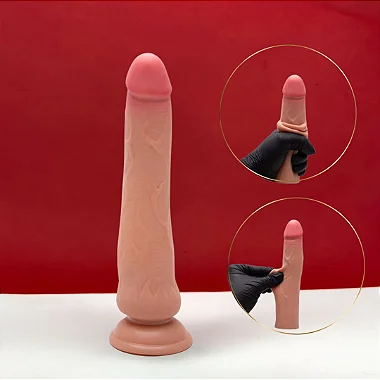 Pênis Realístico com Ventosa |  25 x 4,5 cm