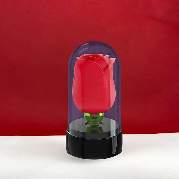 Rosa Encantada 2 em 1 | Pulsação + Estimulação com Língua | Recarregável