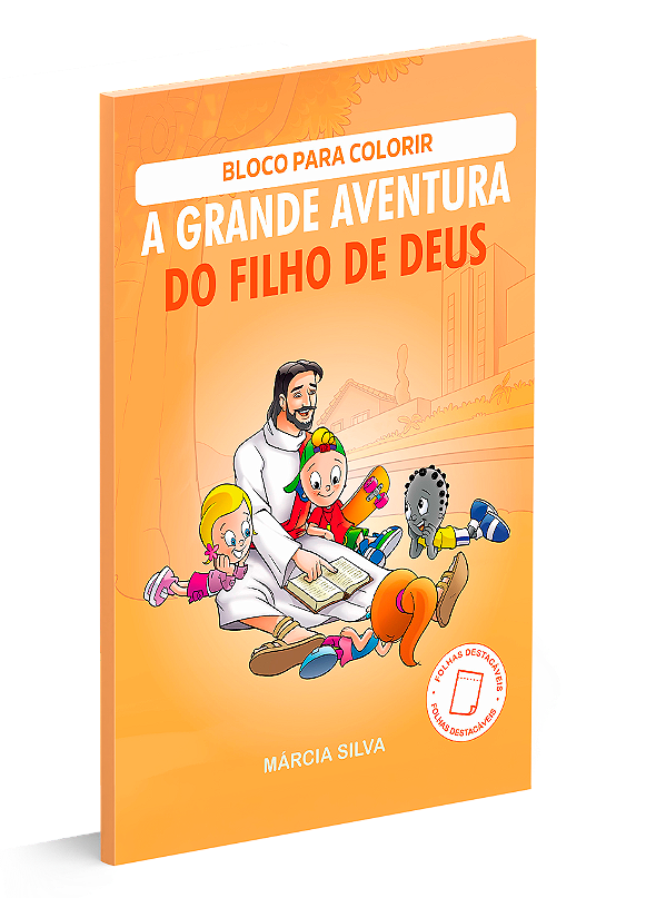 BLOCO DE COLORIR PARA BABIES - A GRANDE AVENTURA DO FILHO DE DEUS