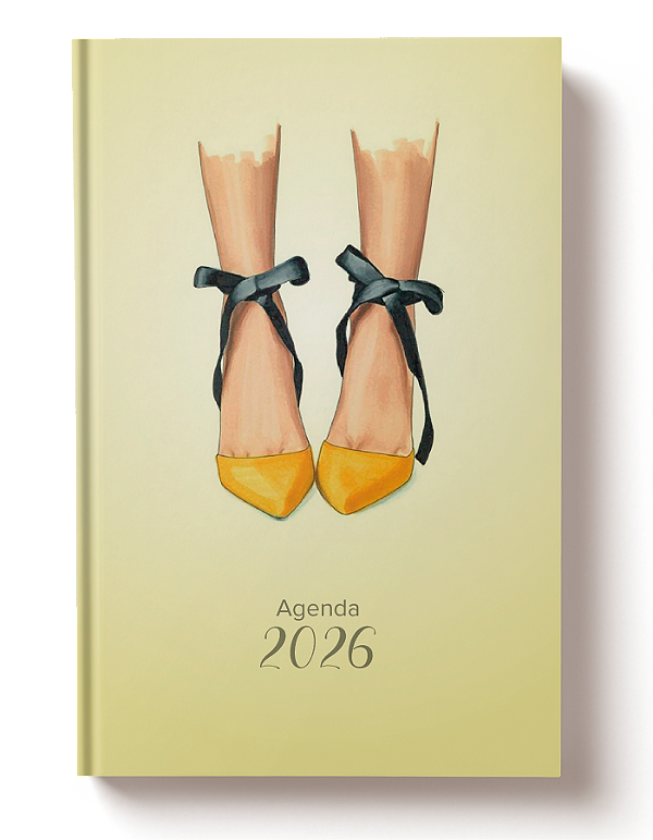 AGENDA FEMININA 2026 - AMARELA