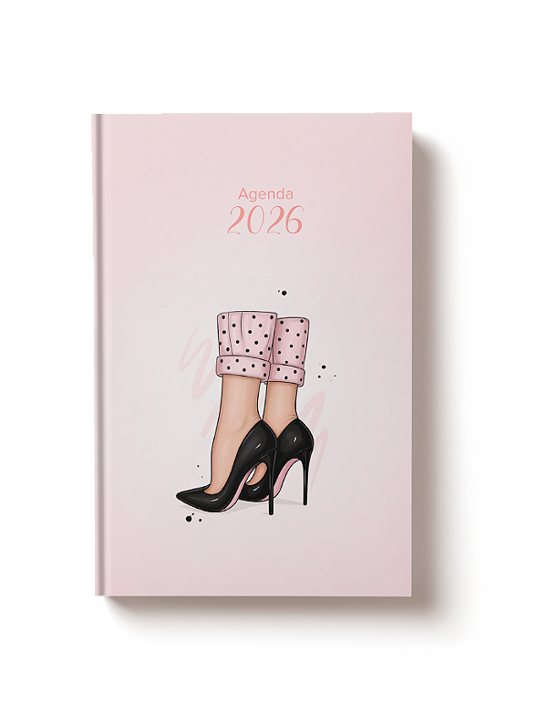 AGENDA FEMININA 2026 - ROSA