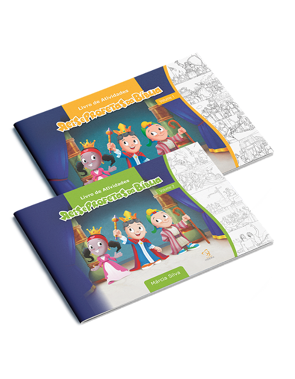 KIT LIVRO DE ATIVIDADE REIS E PROFETAS VOL. 1 E VOL. 2