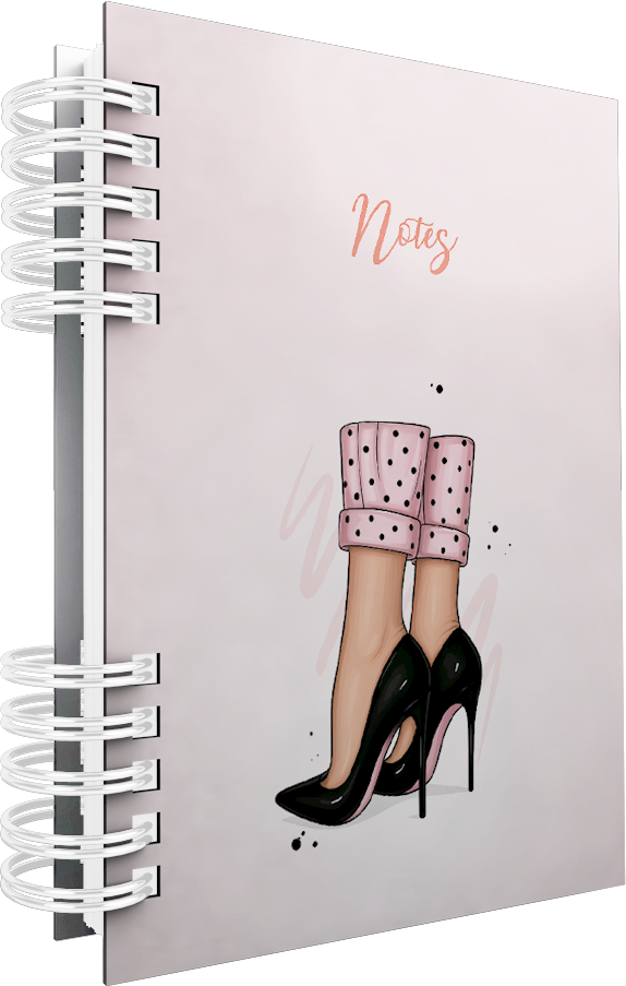 CADERNO DE ANOTAÇÕES 2026 - ESPIRAL ROSA