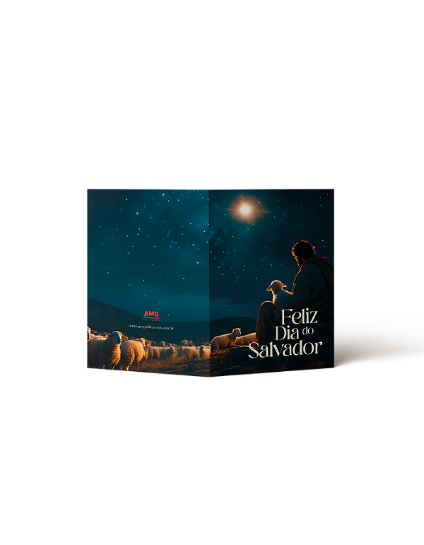 CARTÃO FELIZ  DIA DO SALVADOR - OVELHAS