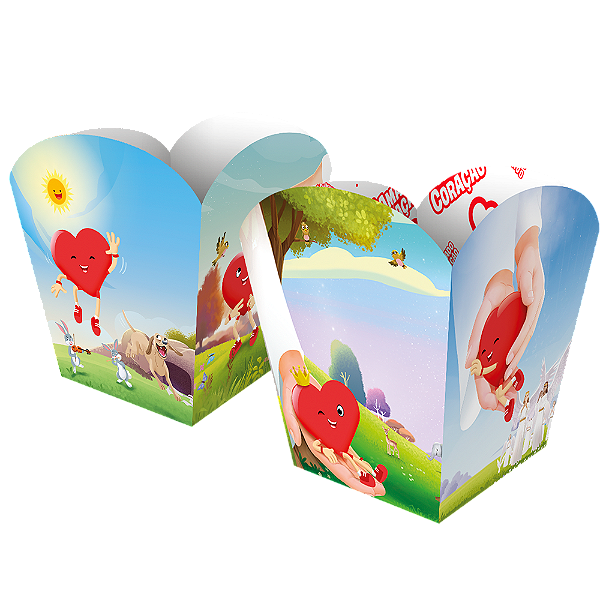 LINHA DE FESTA AMADO CORAÇÃO - CACHEPOT CONTÉM 04 UND