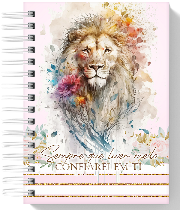 Planner Devocional - Confiarei em Ti Leão