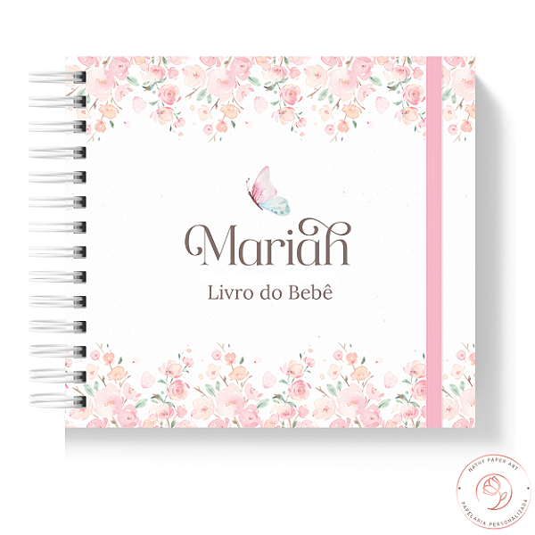 Livro do Bebê - Floral