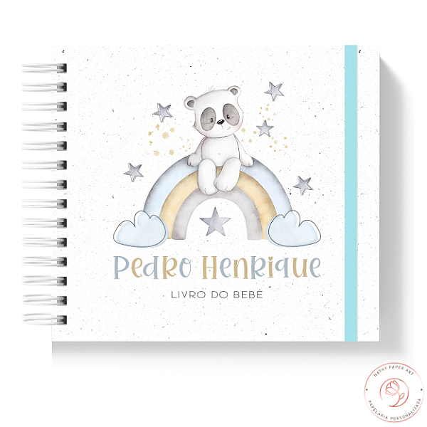 Livro do Bebê - Panda Arco Íris