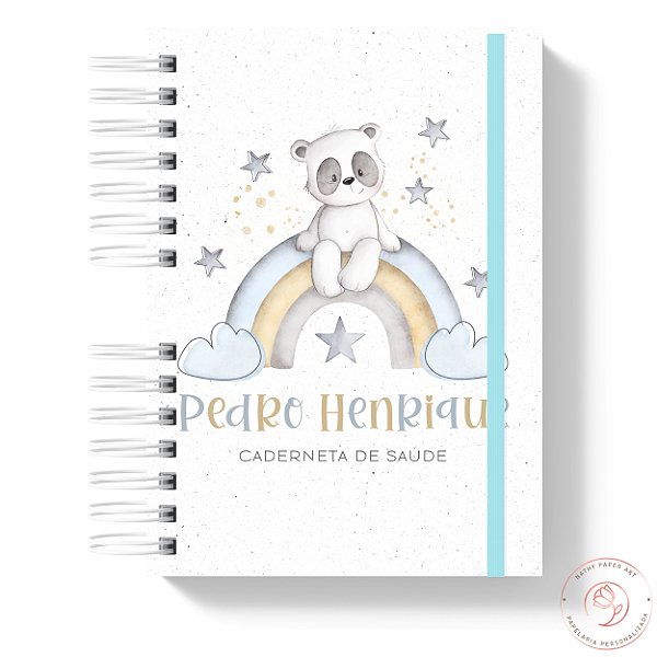 Caderneta de Saúde - Panda Arco Íris