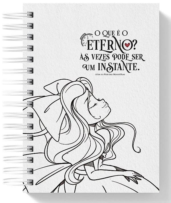Caderno - Alice no País das Maravilhas 1