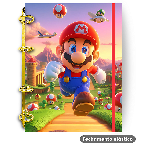 Fichário - Mario Bros