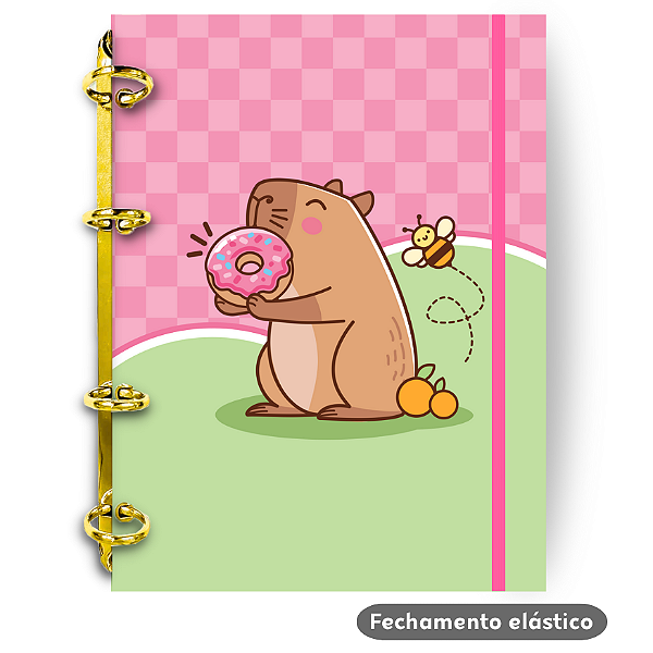 Fichário - Capivara (Donuts)