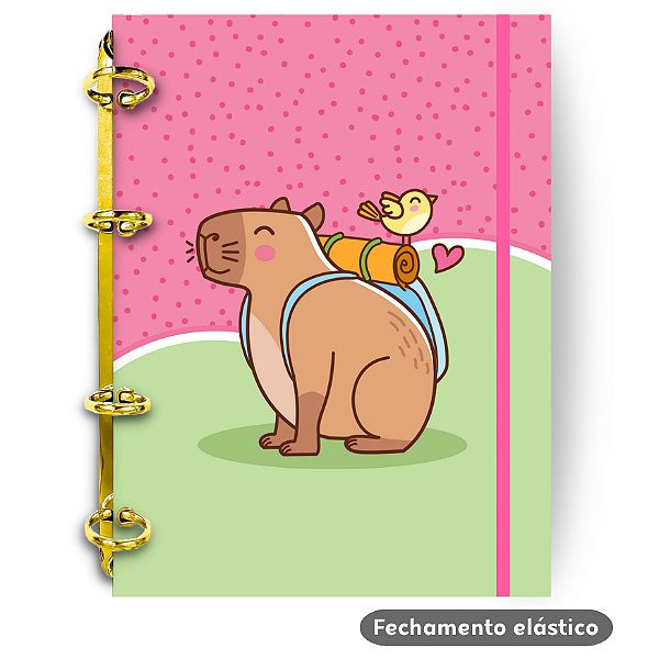 Fichário - Capivara (Mochila)