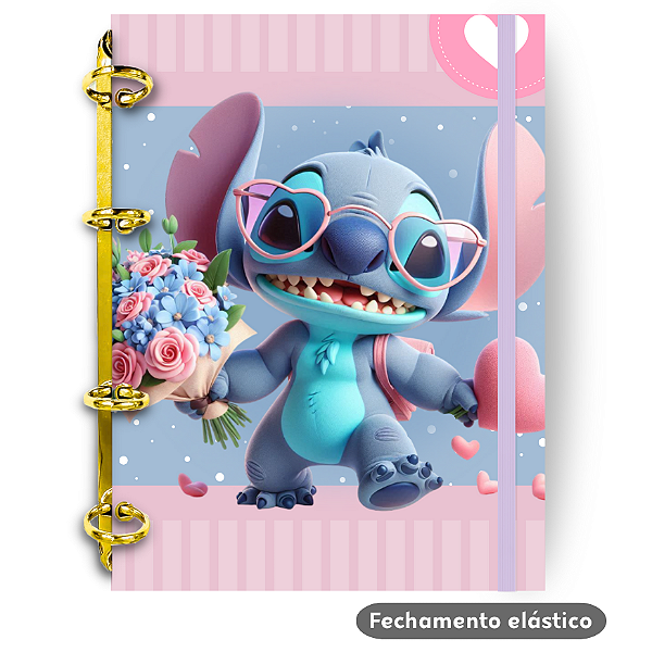 Fichário - Stitch Buque