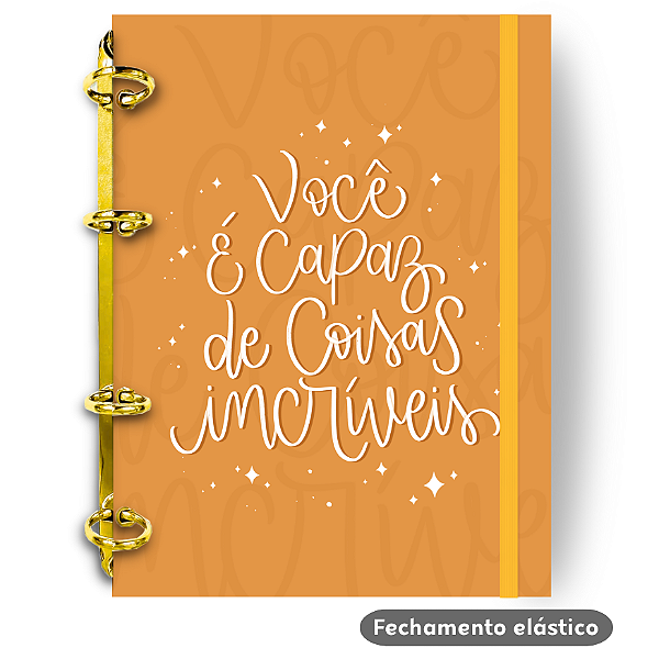 Fichário - Você é Capaz (Caramelo)