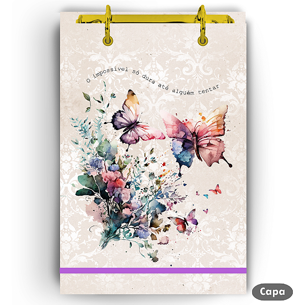 Bloco Fichário - Borboletas 2