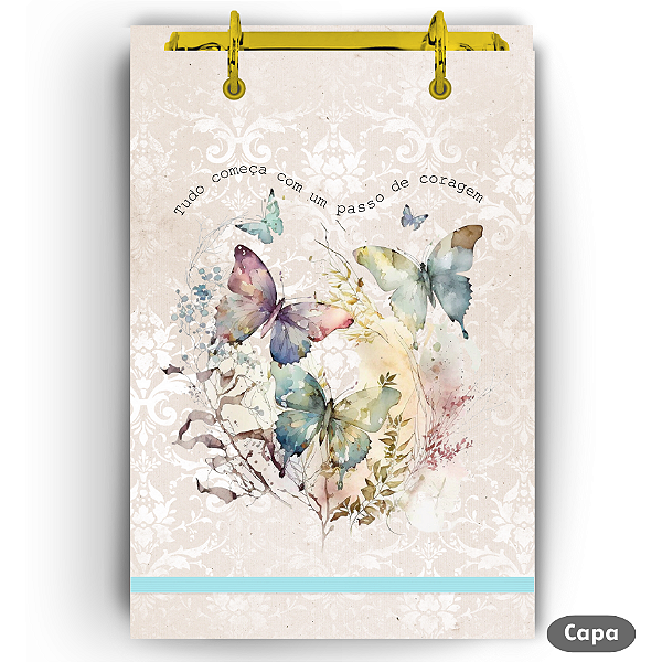 Bloco Fichário - Borboletas 3