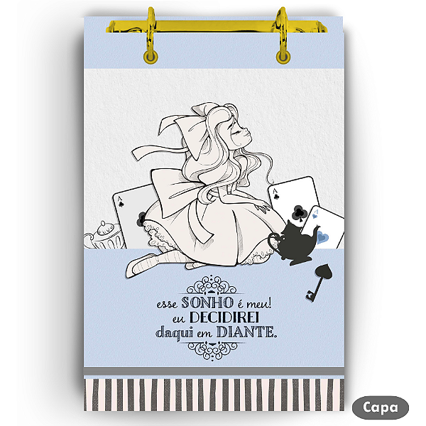 Bloco Fichário - Coleção Alice 5