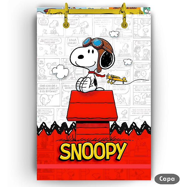 Bloco Fichário - Snoopy
