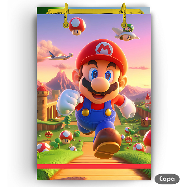 Bloco Fichário - Super Mario