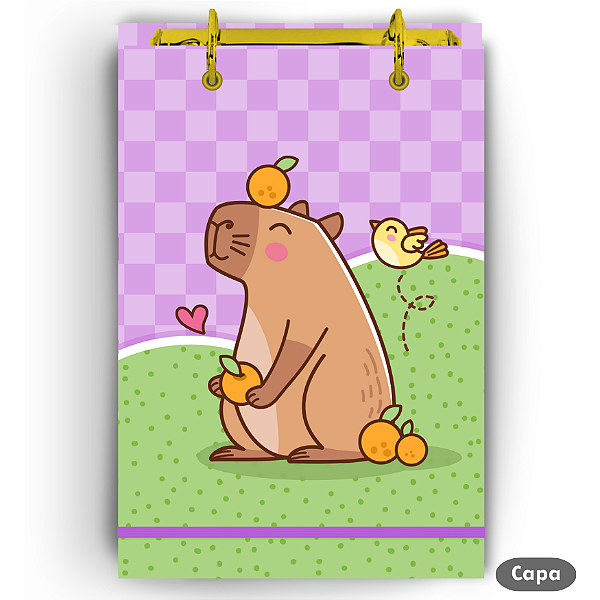 Bloco Fichário - Capivara (Passarinho)