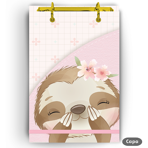 Bloco Fichário - Infantil Preguicinha