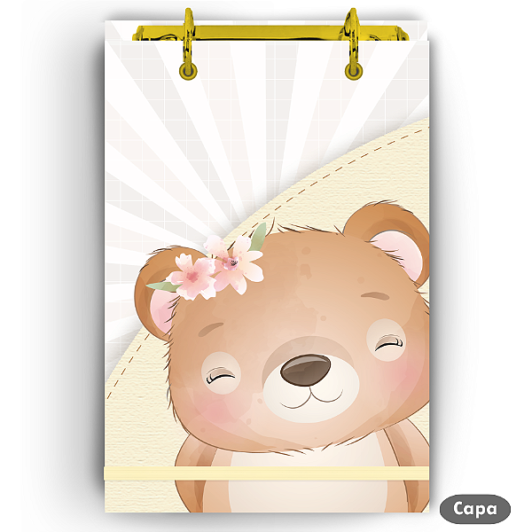 Bloco Fichário - Infantil Ursinha