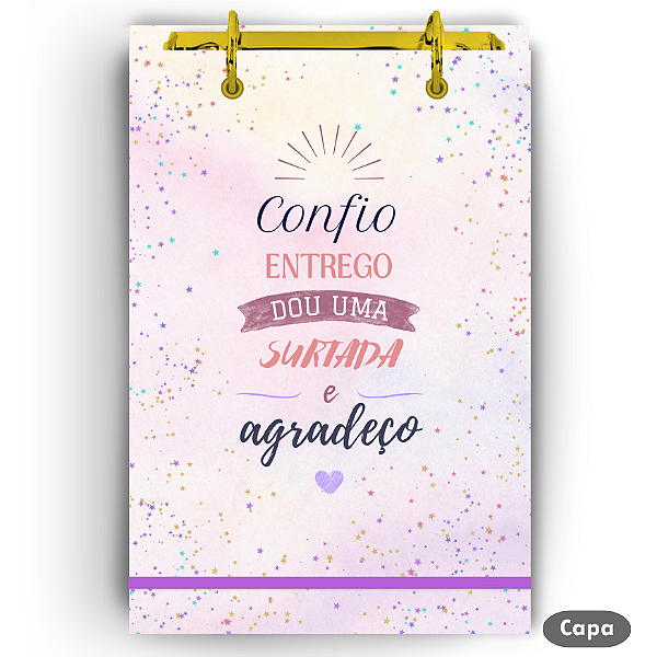 Bloco Fichário - Confio, Entrego..