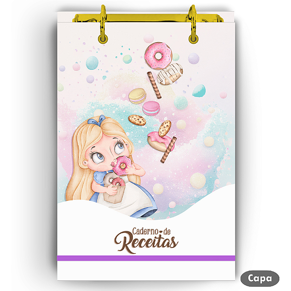 Bloco Fichário - Receitas Alice 1