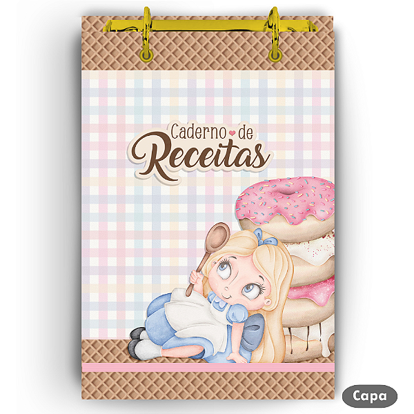Bloco Fichário - Receitas Alice 6