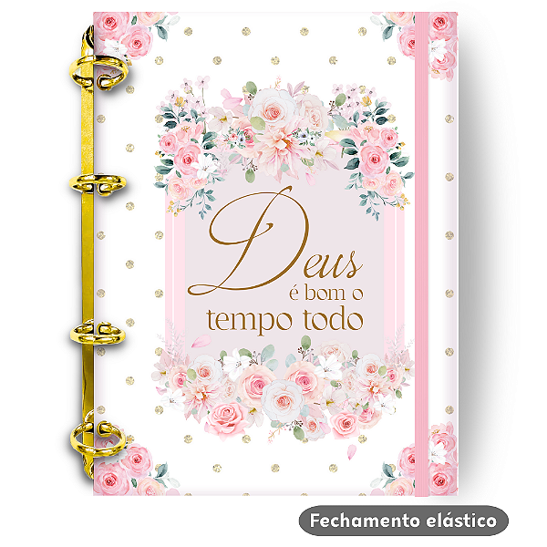 Fichário - Planner DEVOCIONAL (Deus é Bom)