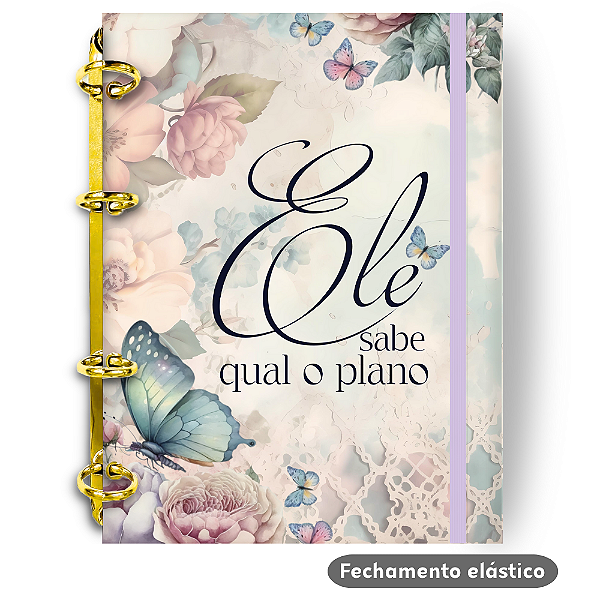 Fichário - Planner DEVOCIONAL (Ele Sabe o Plano)