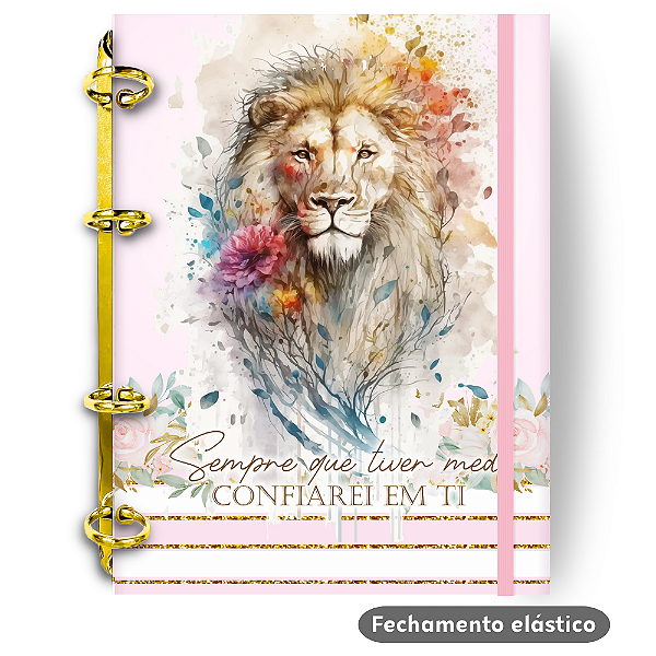 Fichário - Planner DEVOCIONAL (Confiarei em Ti)