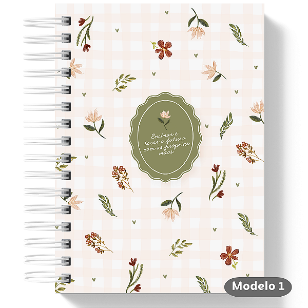 Caderno de Anotações Professora - Clean