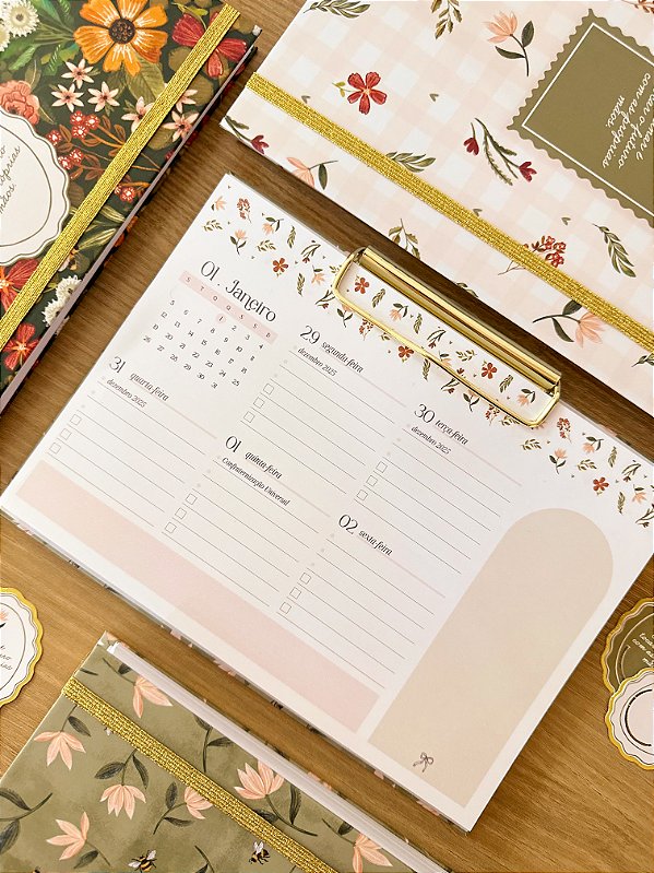 Planejador Semanal 2026 - Clean