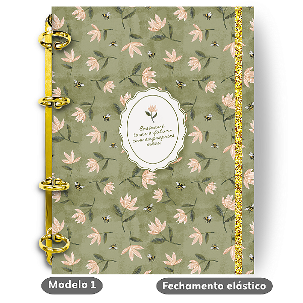 Fichário - Planner PROFESSORA Verde 1