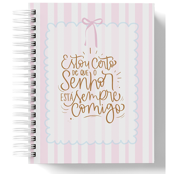 Planner Anual - O Senhor Está Sempre Comigo