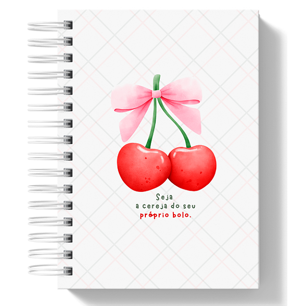 Agenda Datada 2026 - Cherry Branca