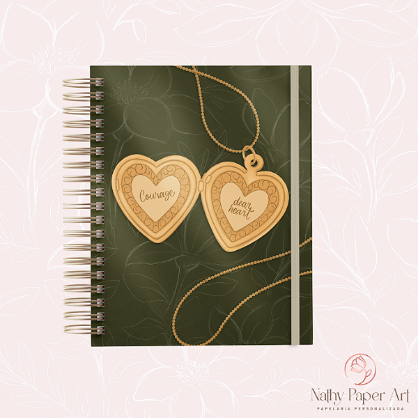 PLANNER ANUAL Mulheres de Fé - Corações (Verde)