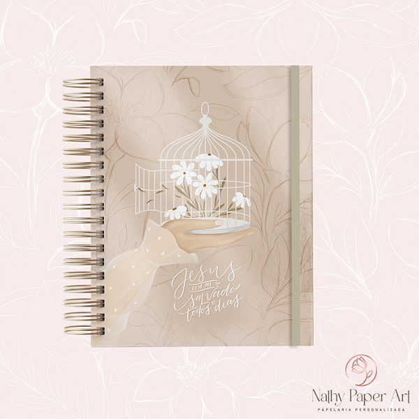 PLANNER ANUAL Mulheres de Fé - Gaiola (Nude)
