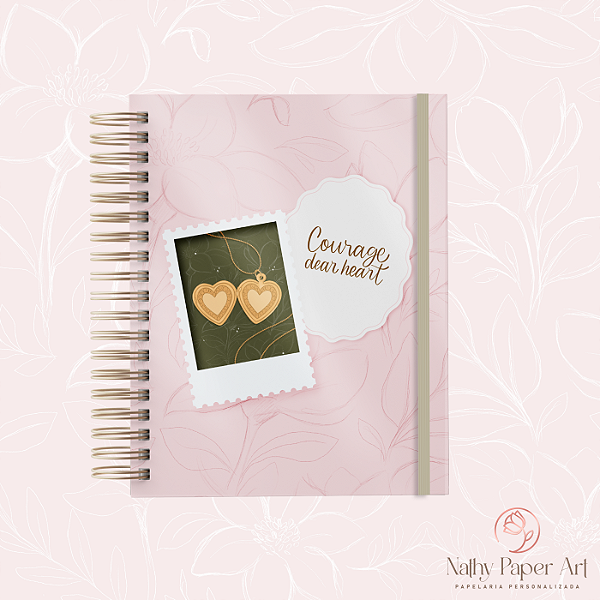 PLANNER ANUAL Mulheres de Fé - Courage Dear Heart (Corações)