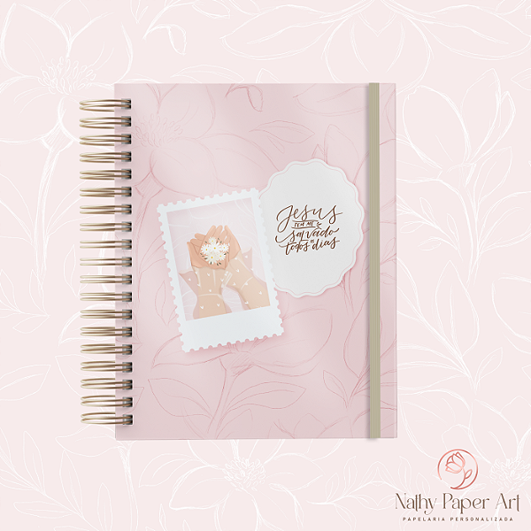 PLANNER ANUAL Mulheres de Fé - Jesus me Salvou (Mãos)