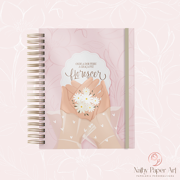 PLANNER ANUAL Mulheres de Fé - Florescer (Mãos)
