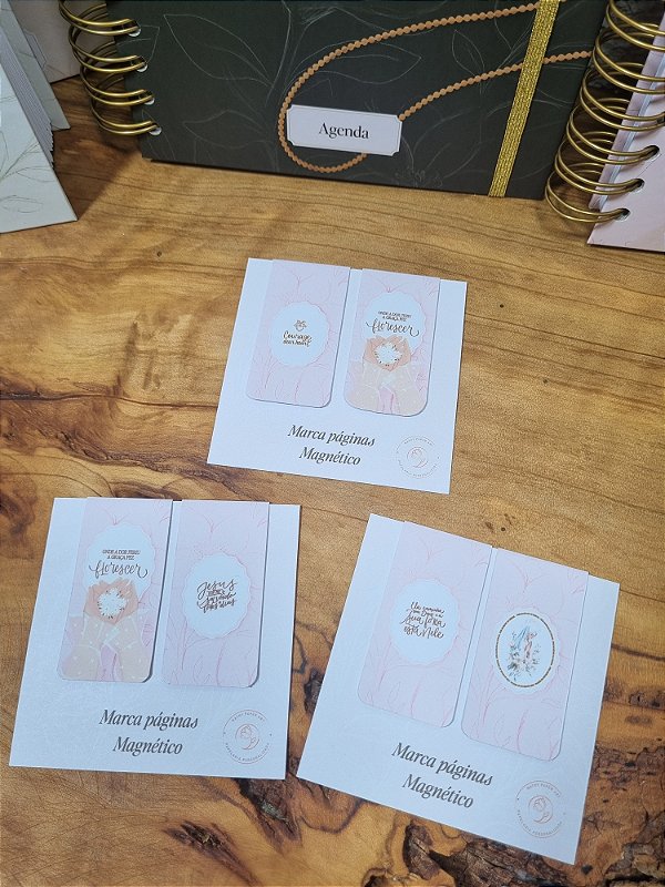 Marca Páginas Magnético Mulheres de Fé: 2 unidades