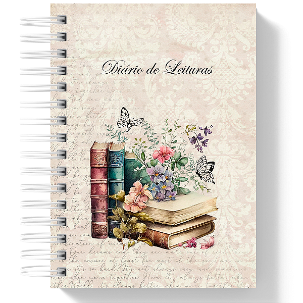 Diário de Leitura Vintage - Livros