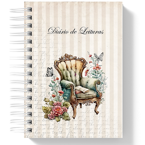 Diário de Leitura Vintage - Poltrona