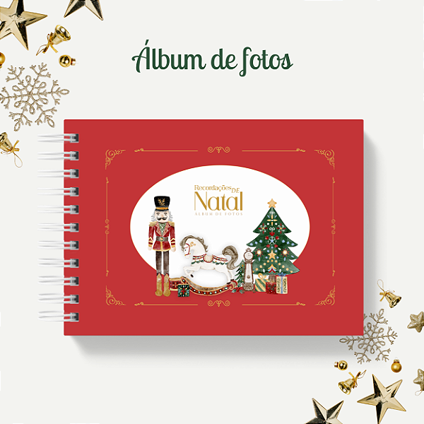 Álbum de fotos - Natal Soldado (Vermelho)